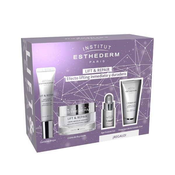 Esthederm Lift&Repair crema 50ml + contorno de ojos 15 ml + REGALO Age Proteom serum 5 ml + Osmoclean crema 15ml