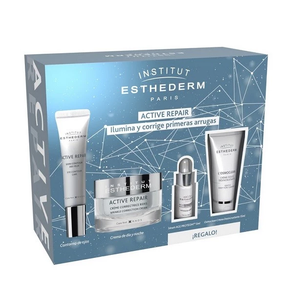 Esthederm Active Repair Pack crema 50 ml + contorno de ojos 15 ml + REGALO Age Proteom serum 5 ml + Osmoclean crema 15 ml