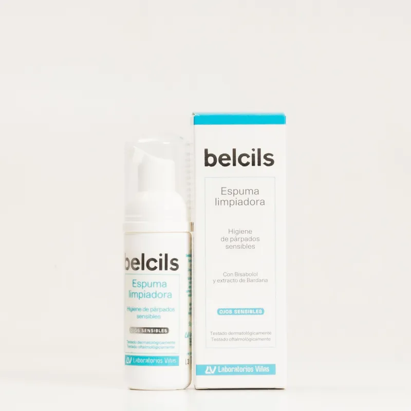 Belcils Espuma Limpiadora Ojos Sensibles, 50ml.