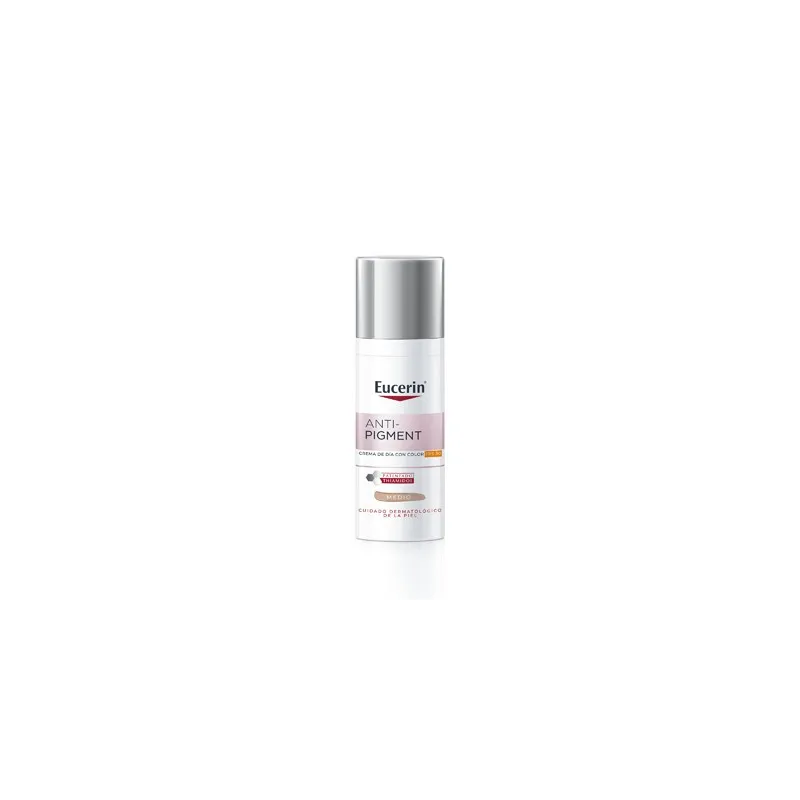 Eucerin Anti-pigment crema de día SPF30 tono medio, 50 ml.