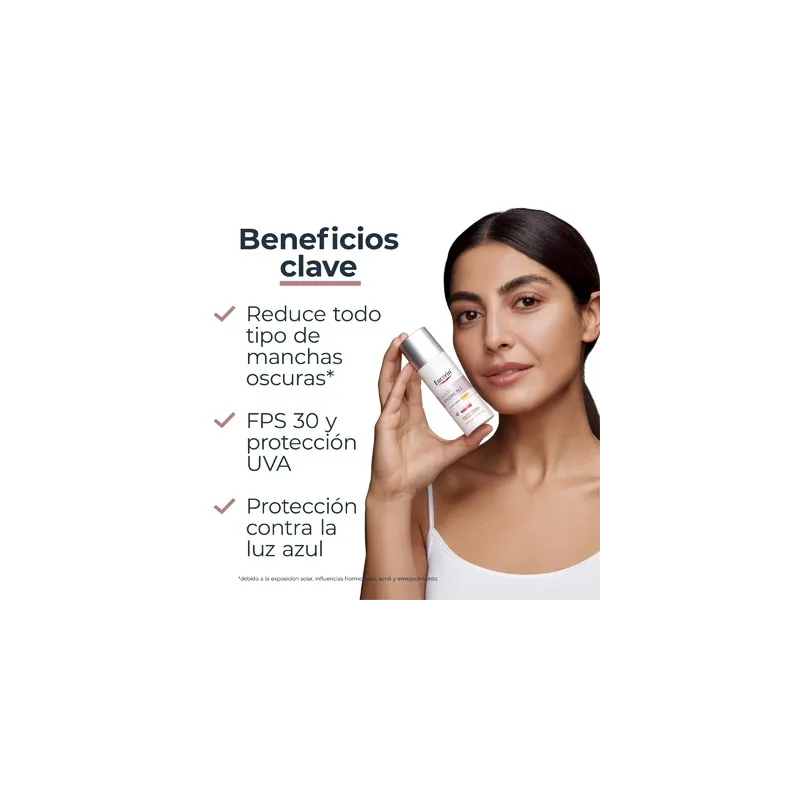 Eucerin Anti-pigment crema de día SPF30 tono medio, 50 ml.