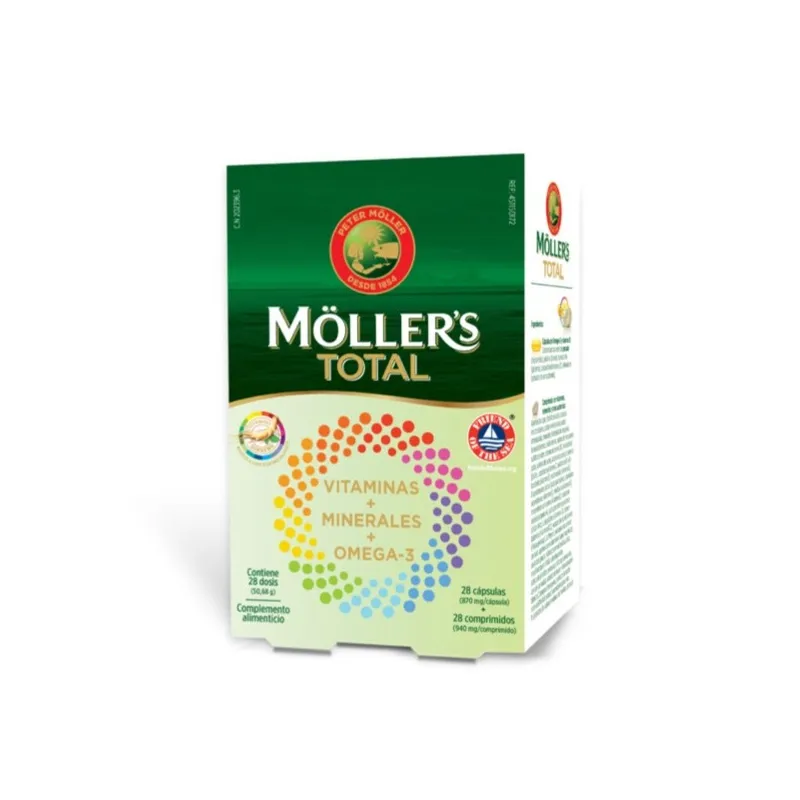 Moller's Total multivitamínico, 28+28 comprimidos Moller's Total multivitamínico, 28+28 comprimidos