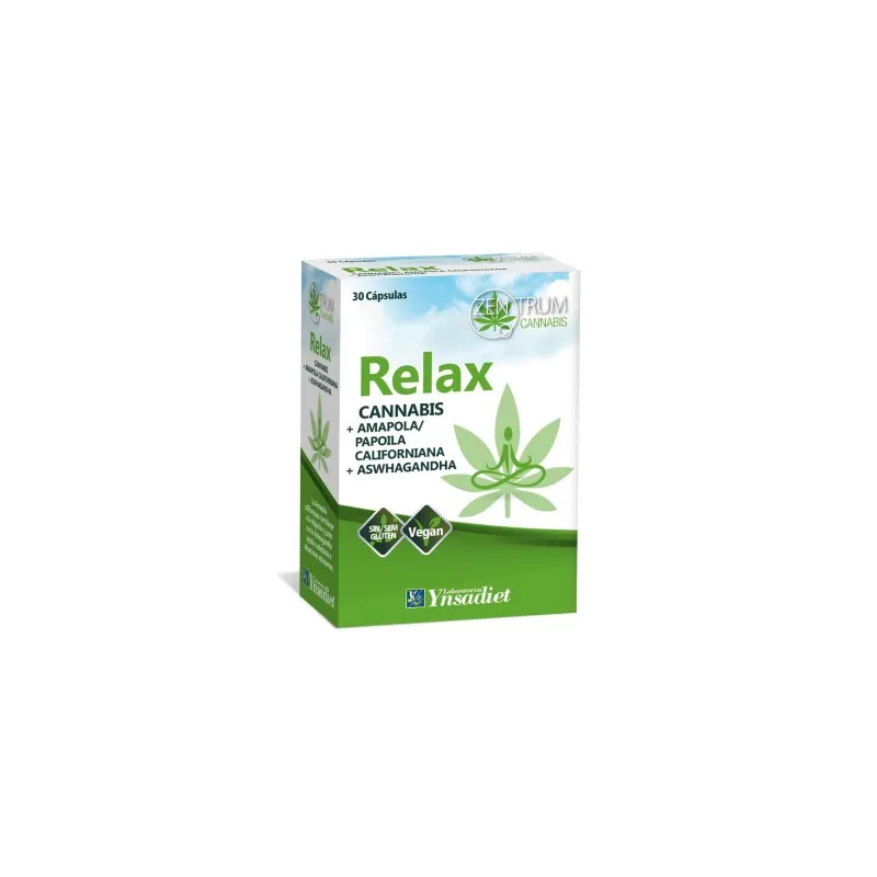 Ynsadiet Zentrum Cannabis Relax, 30 capsulas Ynsadiet Zentrum Cannabis Relax, 30 capsulas