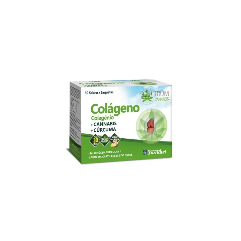 Ynsadiet Colageno Zentrum Cannabis, 30 sobres