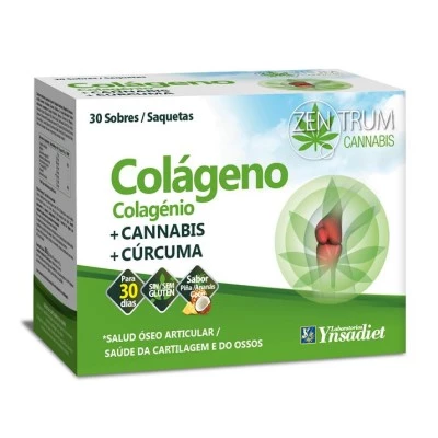 Ynsadiet Colageno Zentrum Cannabis, 30 sobres