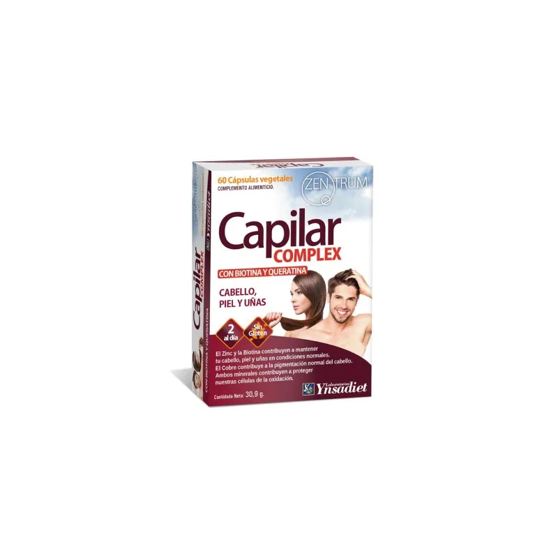 Ynsadiet Capilar + Biotina, 60 capsulas vegetal Ynsadiet Capilar + Biotina, 60 capsulas vegetal