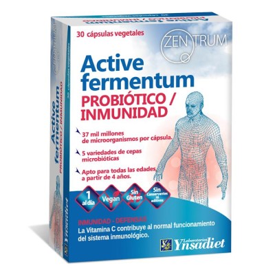 Ynsadiet Active Fermentun Probiotico Defensas, 30 capsulas