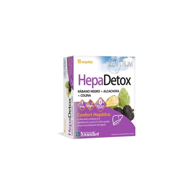 Ynsadiet Hepadetox, 10 ampollas