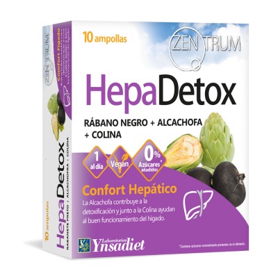 Ynsadiet Hepadetox, 10 ampollas