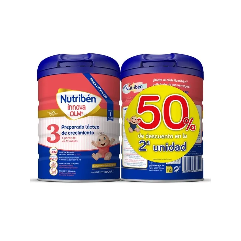 Nutriben innova OLM 3 pack ahorro, 2x800 g