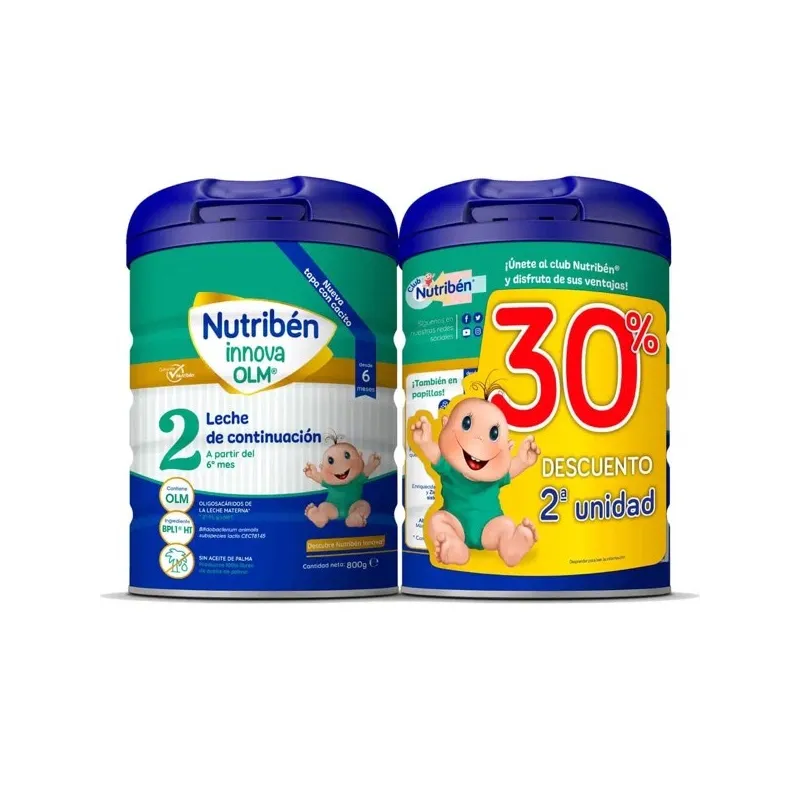 Nutriben innova OLM 2 leche de continuación OFERTA PACK DUPLO,  2x800 g