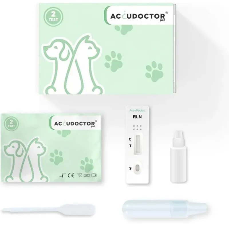 Accudoctor Test de relaxina - RLN- (embarazo) para perros, 2 test Accudoctor Test de relaxina - RLN- (embarazo) para perros, 2 test
