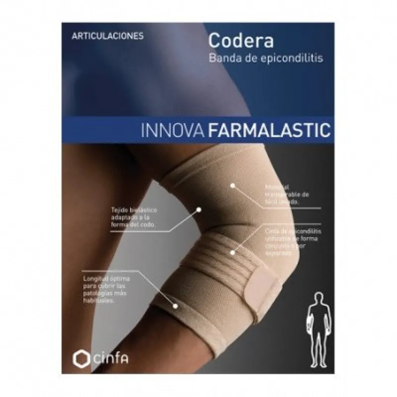 Farmalastic Innova Codera Banda de Epicondilitis, 1 unidad