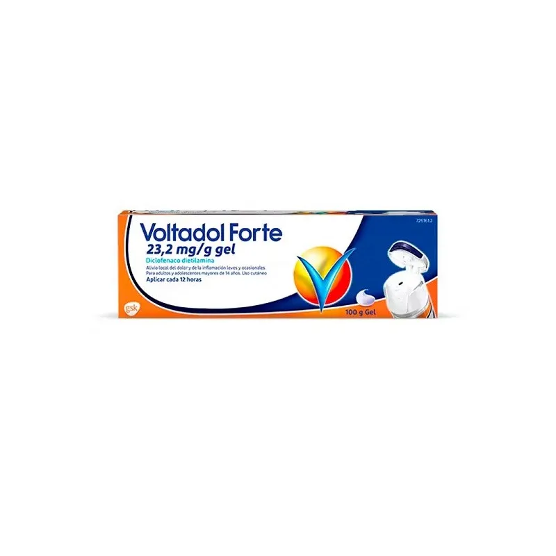 Voltadol Forte 23,2 mg/g Gel Tópico, 100 gr. Voltadol Forte 23,2 mg/g Gel Tópico, 100 gr.