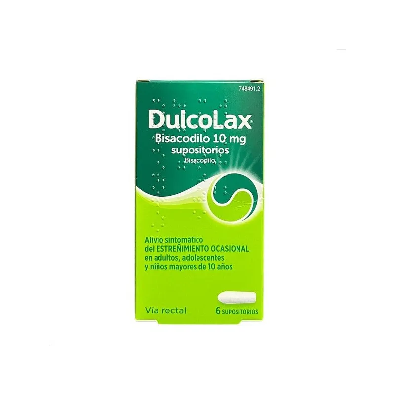 Dulcolax Bisacodilo 10 mg, 6 supositorios