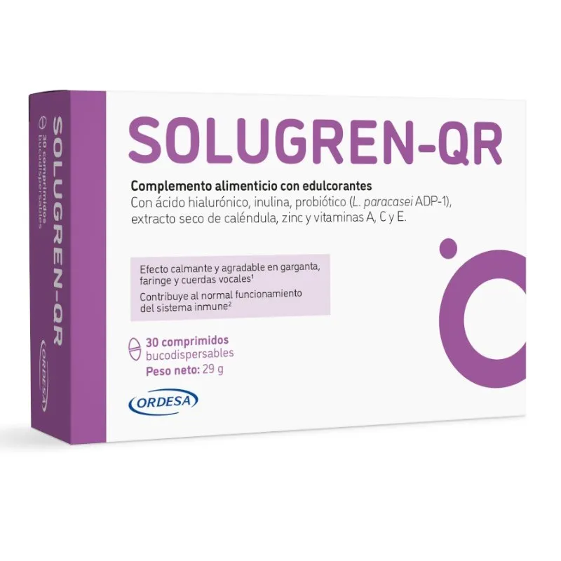 Solugren qr 30 Comprimidos Bucales Solugren qr 30 Comprimidos Bucales