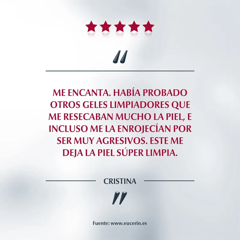 Eucerin Dermopure gel limpiador facial, 400 ml | Farmacia Barata