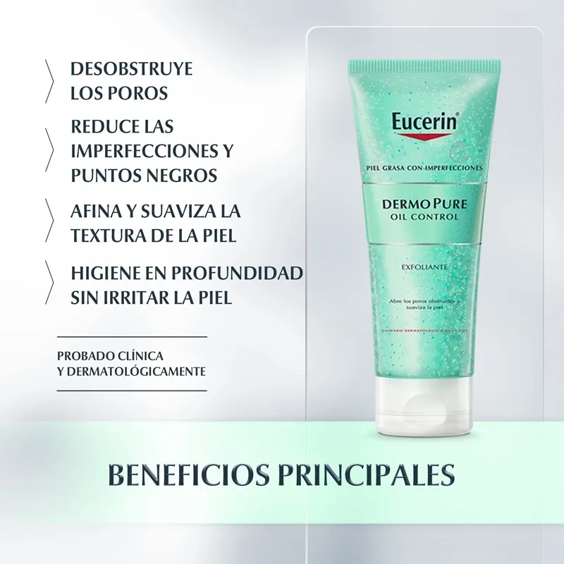 Eucerin DermoPure Oil Control Exfoliante, 100ml | Farmacia Barata