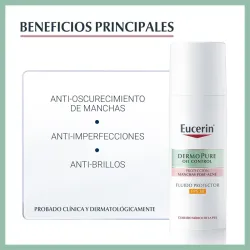 Eucerin Dermopure oil control fluido protector FPS 30, 50 ml