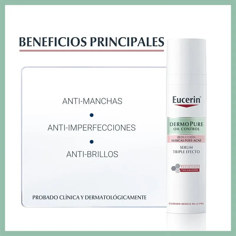 Eucerin Dermopure oil control serum triple efecto, 40ml Antimanchas Eucerin Dermopure oil control serum triple efecto, 40ml Antimanchas