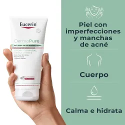 Eucerin Dermopure Oil Control crema corporal triple efecto, 200 ml Eucerin Dermopure Oil Control crema corporal triple efecto, 200 ml