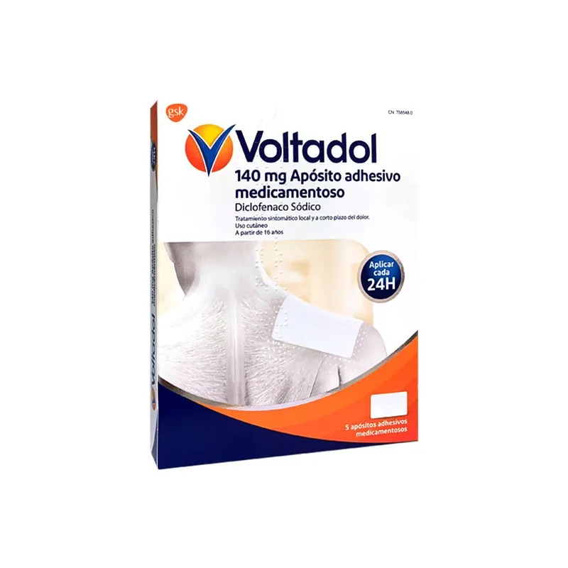 Voltadol, 140 mg apósito adhesivo medicamentoso