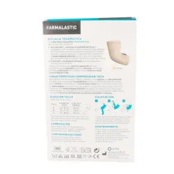 Farmalastic Innova codera banda epicondilitis Contorno T- Med Beige, 1 unidad