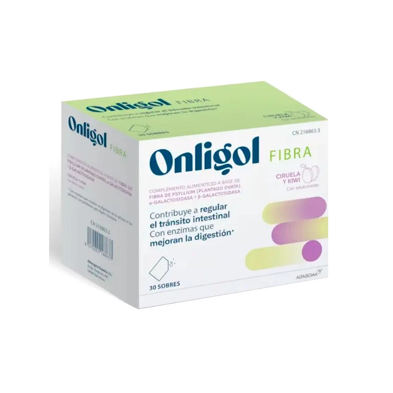 Onligol Fibra Ciruela y Kiwi, 30 sobres de 4,7 g