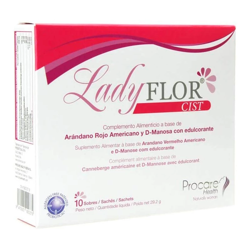 Ladyflor Cist, 10 sobres de 2,92g