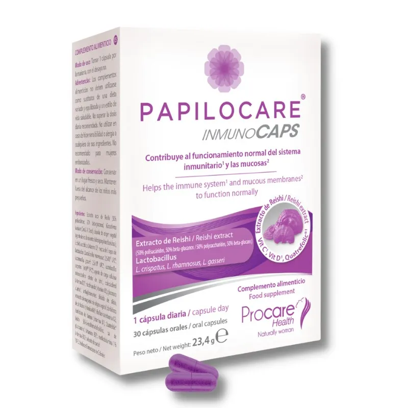 Papilocare Inmunicaps, 30 capsulas Papilocare Inmunicaps, 30 capsulas