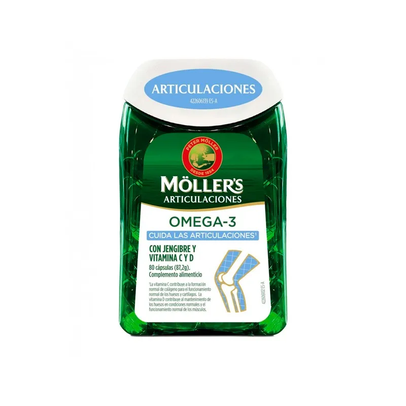 Moller's Articulaciones Omega 3, 80 capsulas
