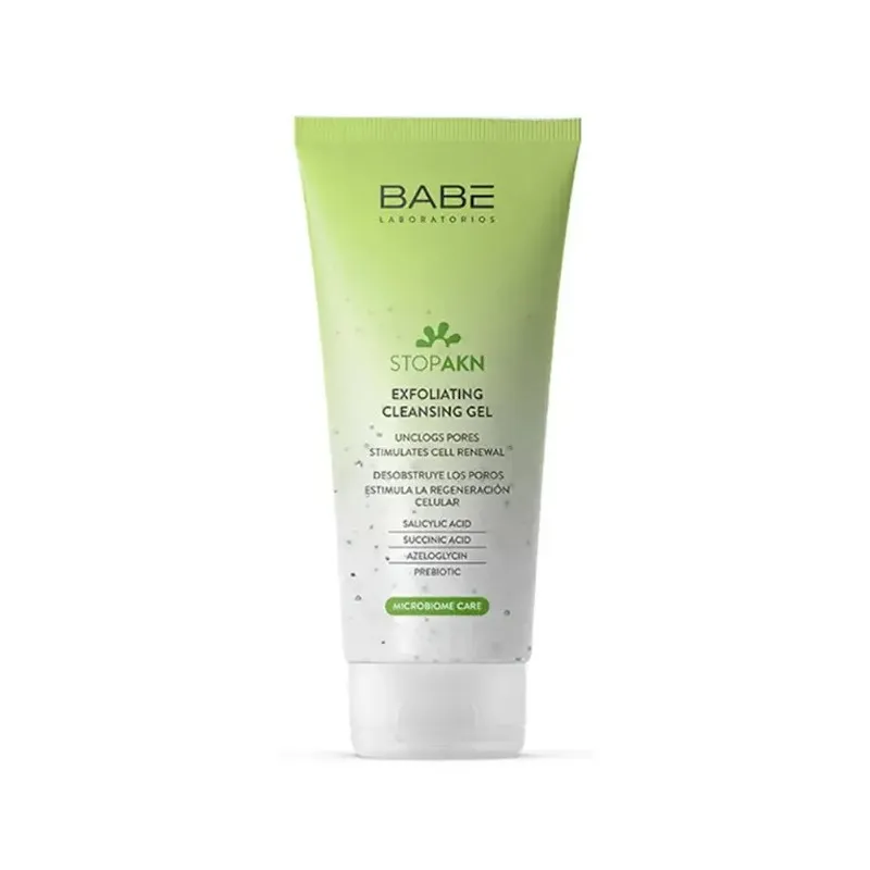 Babe Stop Akn Limpiador Exfoliante, 200 ml