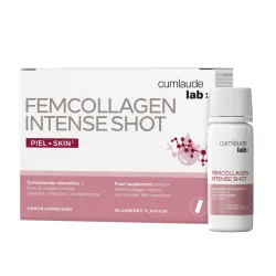 Cumlaude Femcollagen Intense Shot Sabor Arandano, 7 viales de 25 ml