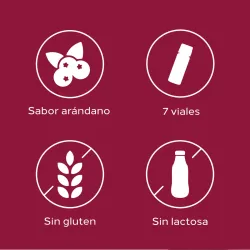 Cumlaude Femcollagen Intense Shot Sabor Arandano, 7 viales de 25 ml