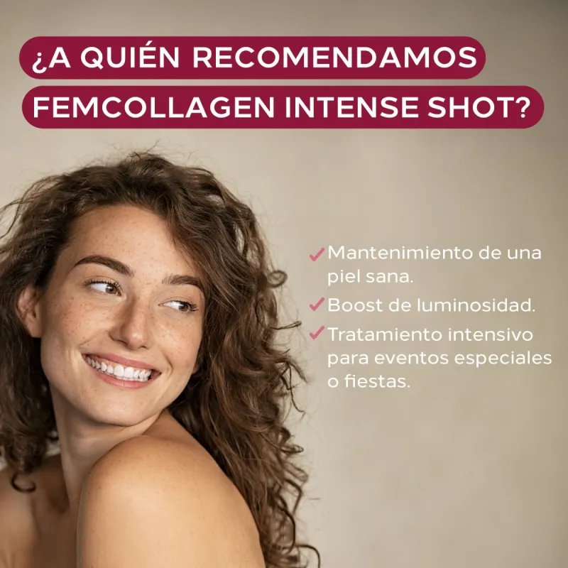 Cumlaude Femcollagen Intense Shot Sabor Arandano, 7 viales de 25 ml