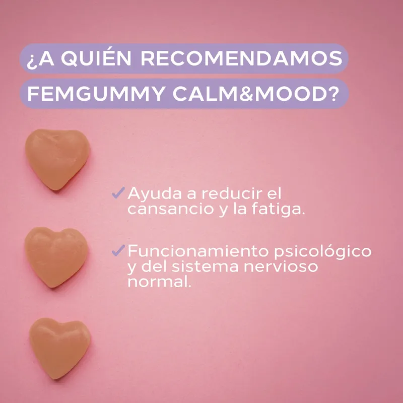 Cumlaude Femgummy Calm&Mood Sabor Naranja, 60 gummies Cumlaude Femgummy Calm&Mood Sabor Naranja, 60 gummies