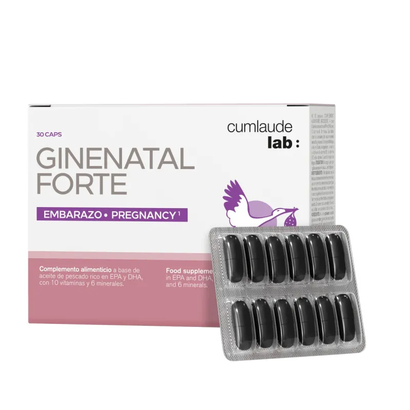 Cumlaude Ginenatal forte, 30 cápsulas