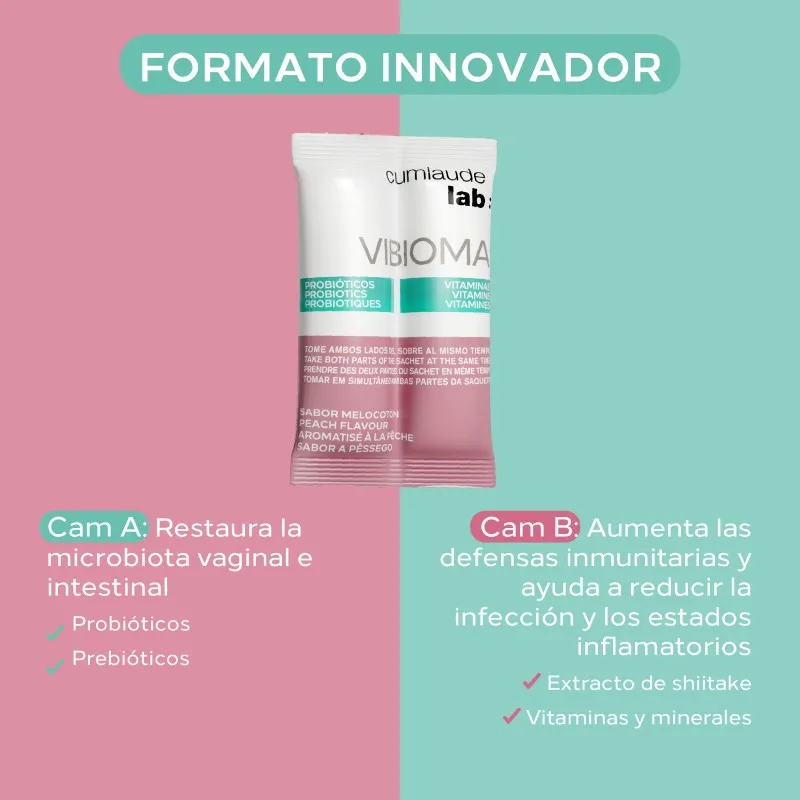 Cumlaude Vibioma Sabor Melocoton, 14 sobres Cumlaude Vibioma Sabor Melocoton, 14 sobres