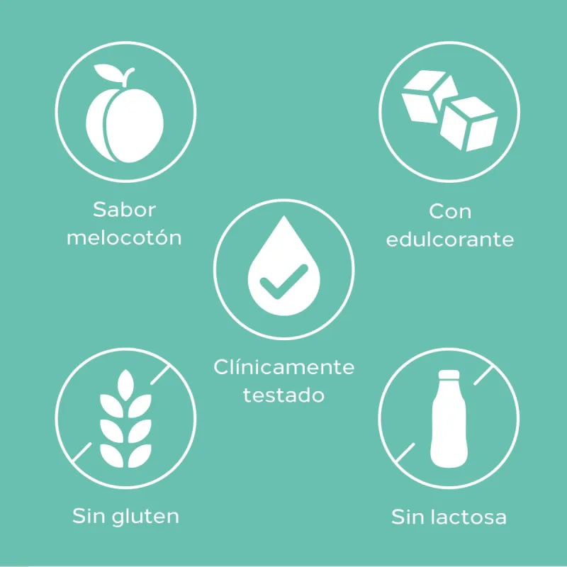 Cumlaude Vibioma Sabor Melocoton, 14 sobres Cumlaude Vibioma Sabor Melocoton, 14 sobres