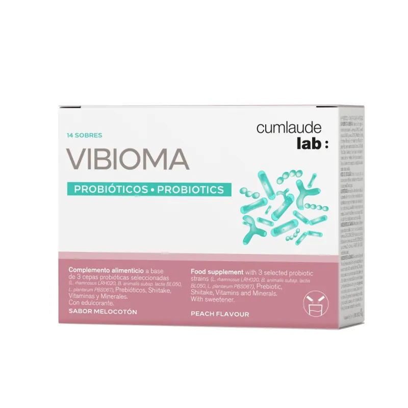 Cumlaude Vibioma Sabor Melocoton, 14 sobres Cumlaude Vibioma Sabor Melocoton, 14 sobres
