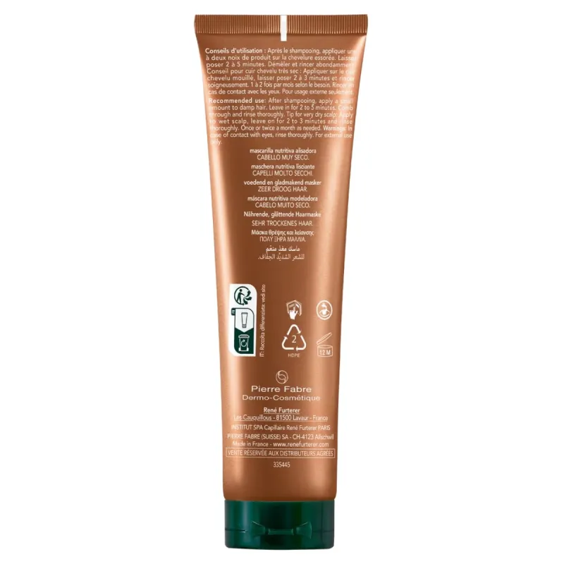 Rene Furterer Mascarilla Nutritiva Alisadora, 100ml