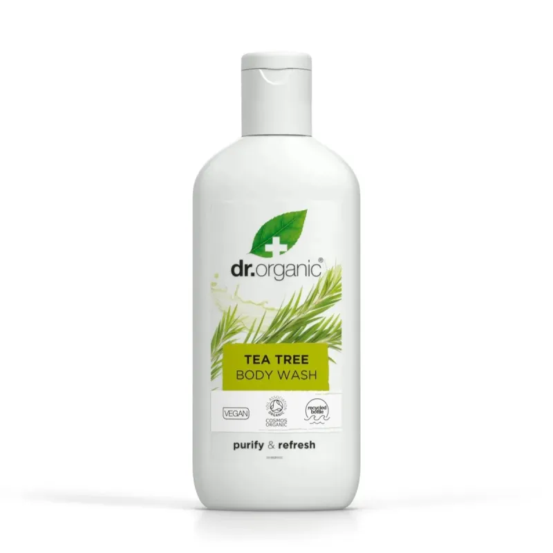 Dr Organic Gel de ducha de Árbol de Té, 250ml.