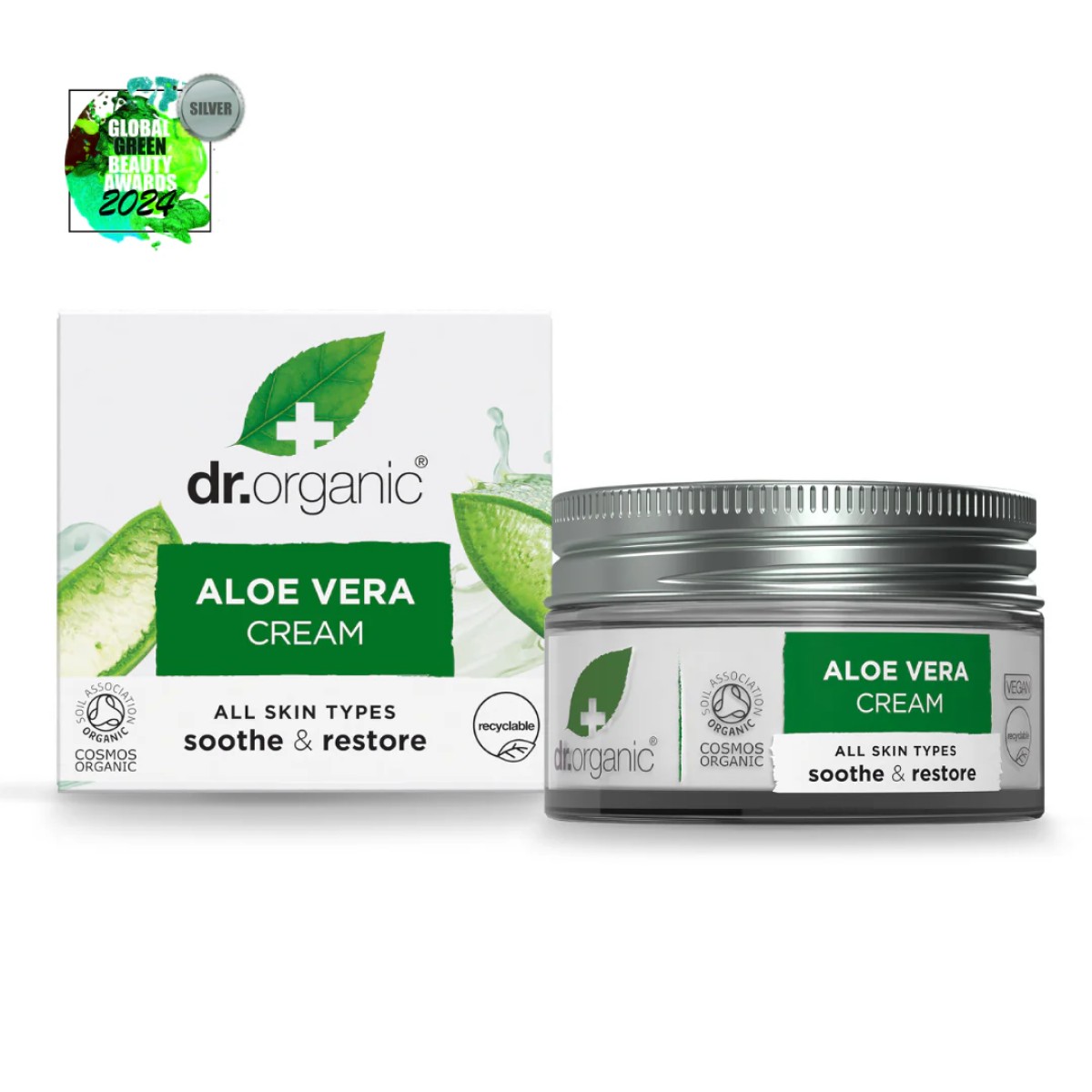 Dr Organic Crema concentrada de Aloe Vera, 50ml.