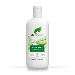 Dr Organic Gel de ducha de Aloe Vera, 250ml.