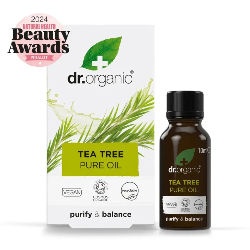 Dr Organic Aceite puro de Árbol de Té, 10ml.