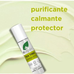 Dr Organic Stick para granos de Árbol de Té, 8ml.