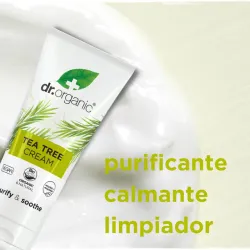 Dr Organic Crema antiséptica de Árbol de Té Tea, 50ml. Dr Organic Crema antiséptica de Árbol de Té Tea, 50ml.