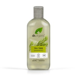 Dr Organic Champú de Árbol de Té, 265ml.