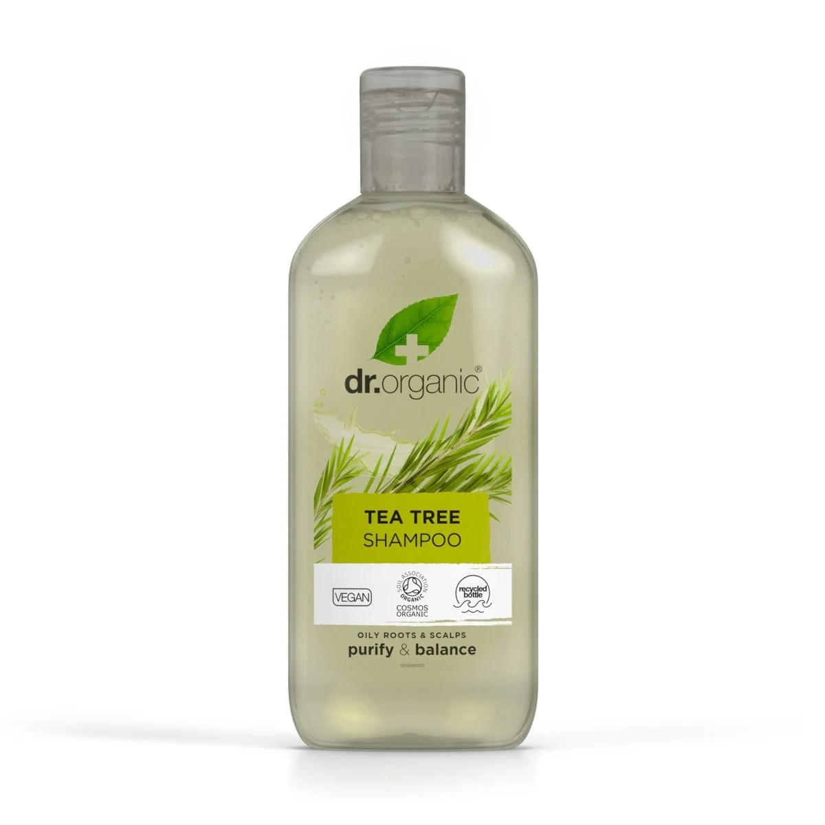 Dr Organic Champú de Árbol de Té, 265ml.