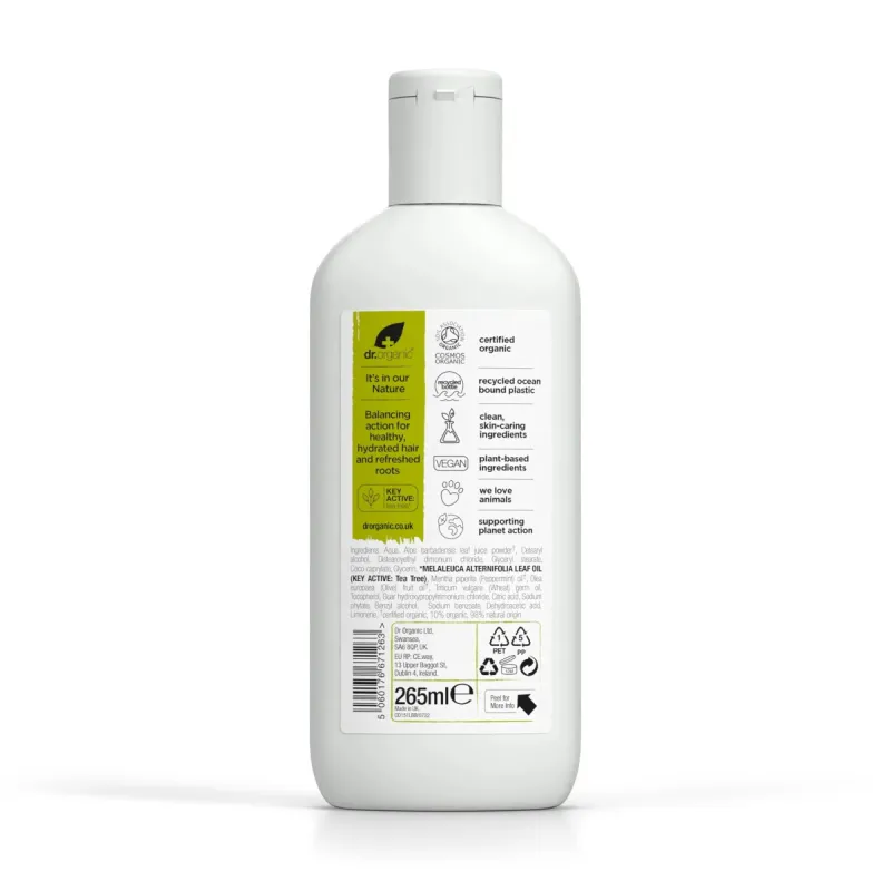 Dr Organic Acondicionador de Árbol de Té, 265ml. Dr Organic Acondicionador de Árbol de Té, 265ml.